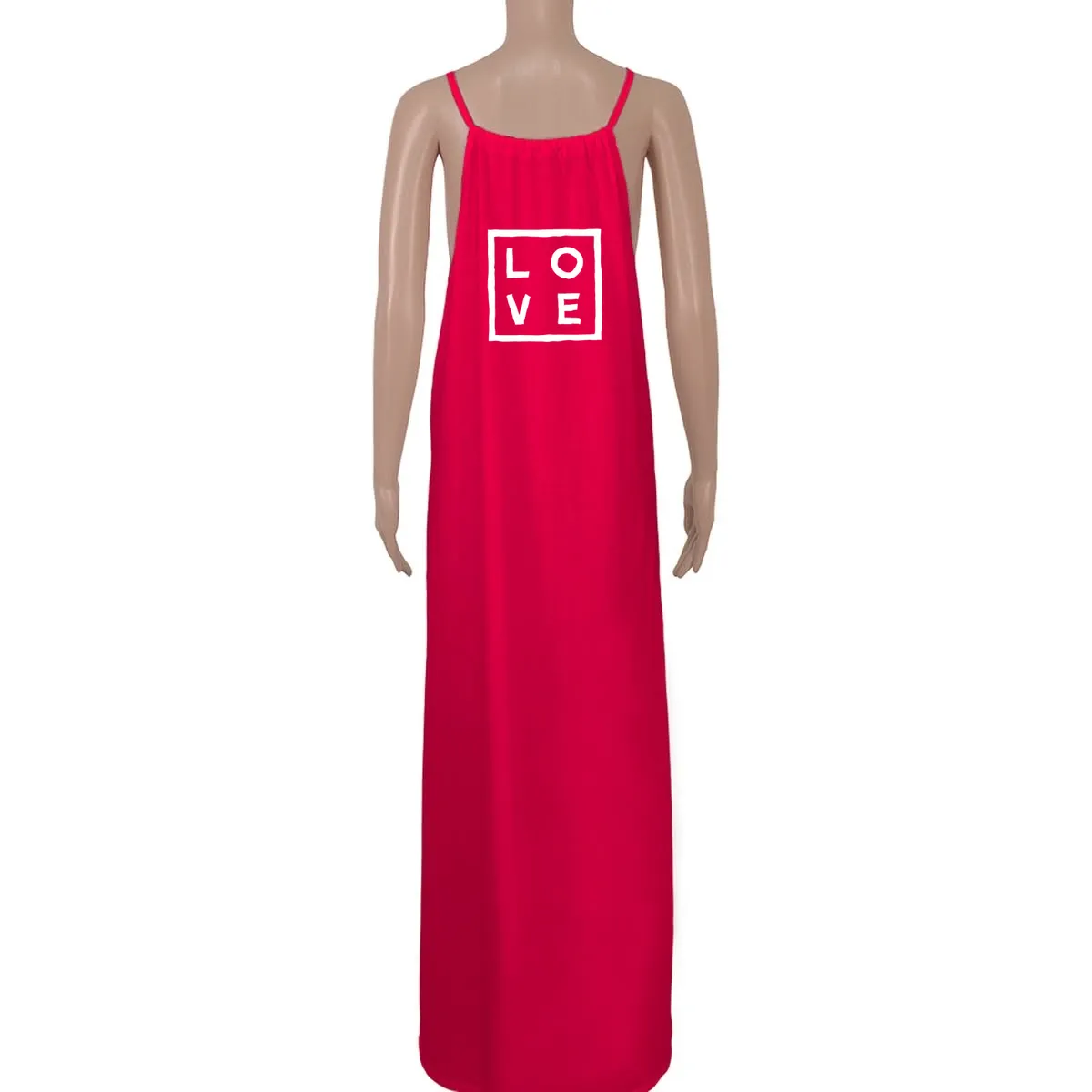 Dress Noémi – Cherry red  Logo Classic Print