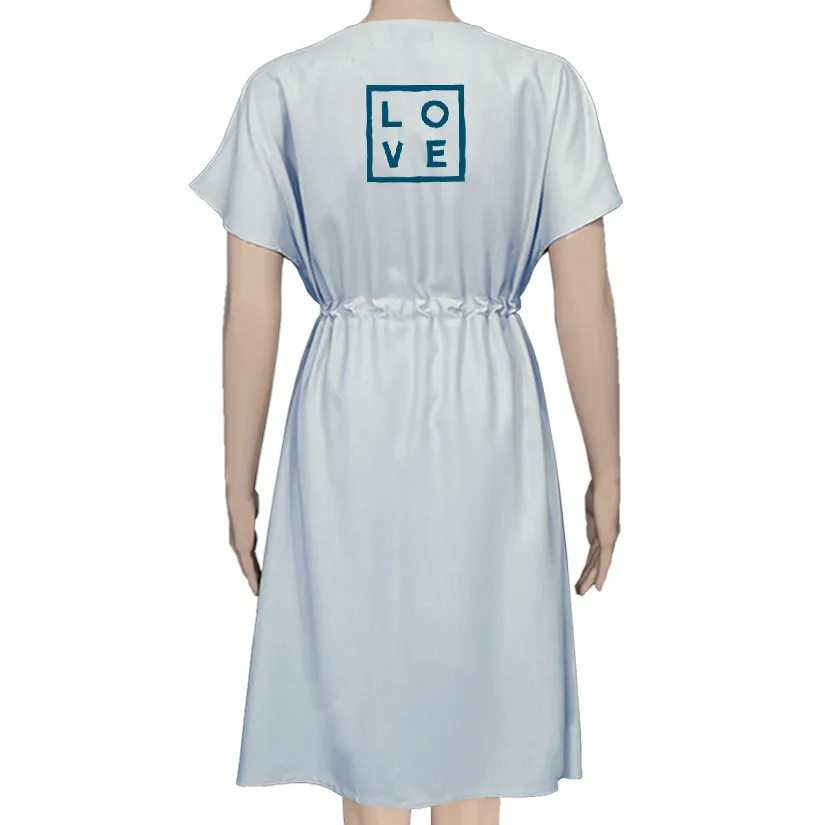 Dress Louise (Short) – Blue