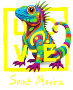 San Martin yellow iguana