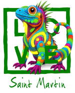 San Martin green iguana