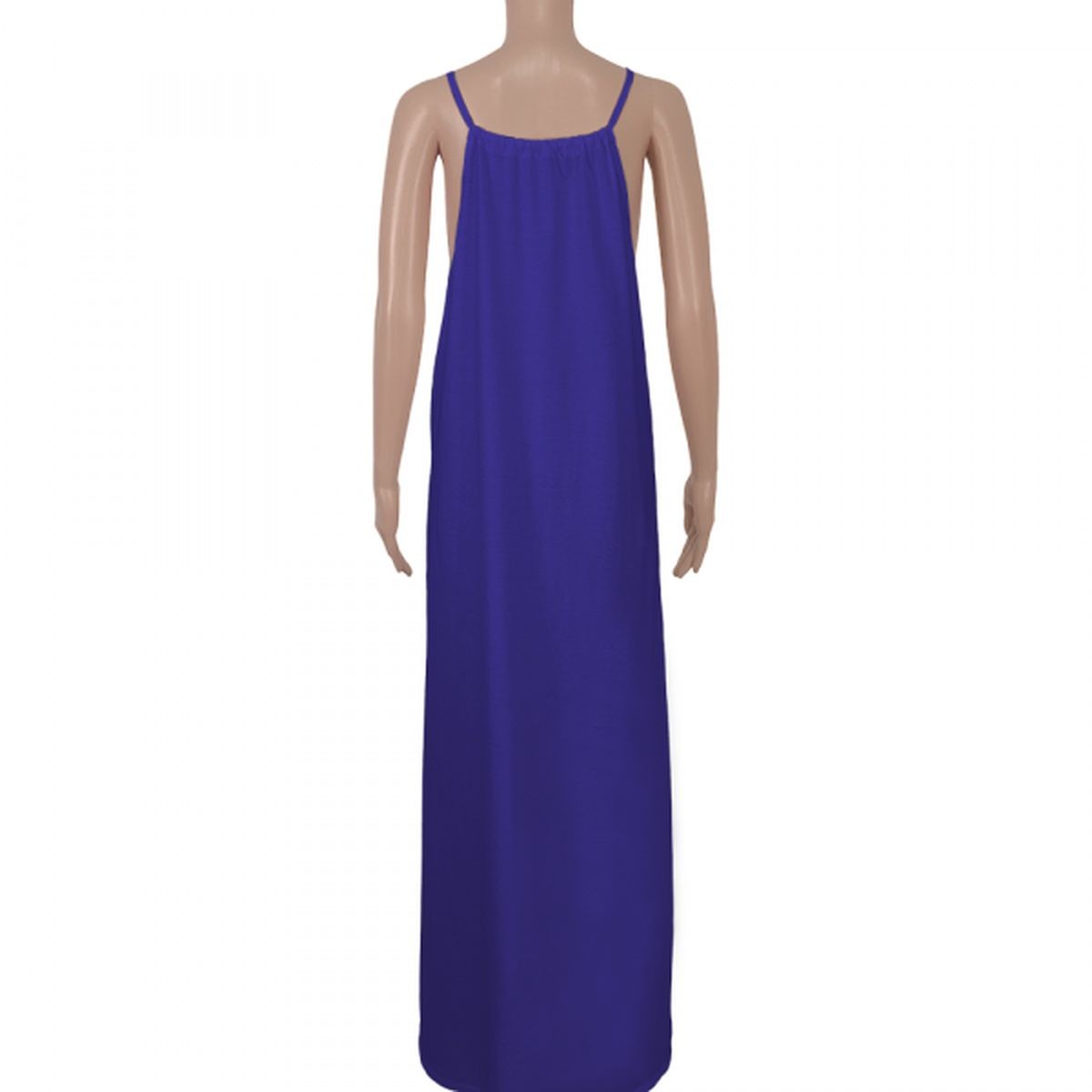 Dress Noémi – Royal blue Logo Metal Print